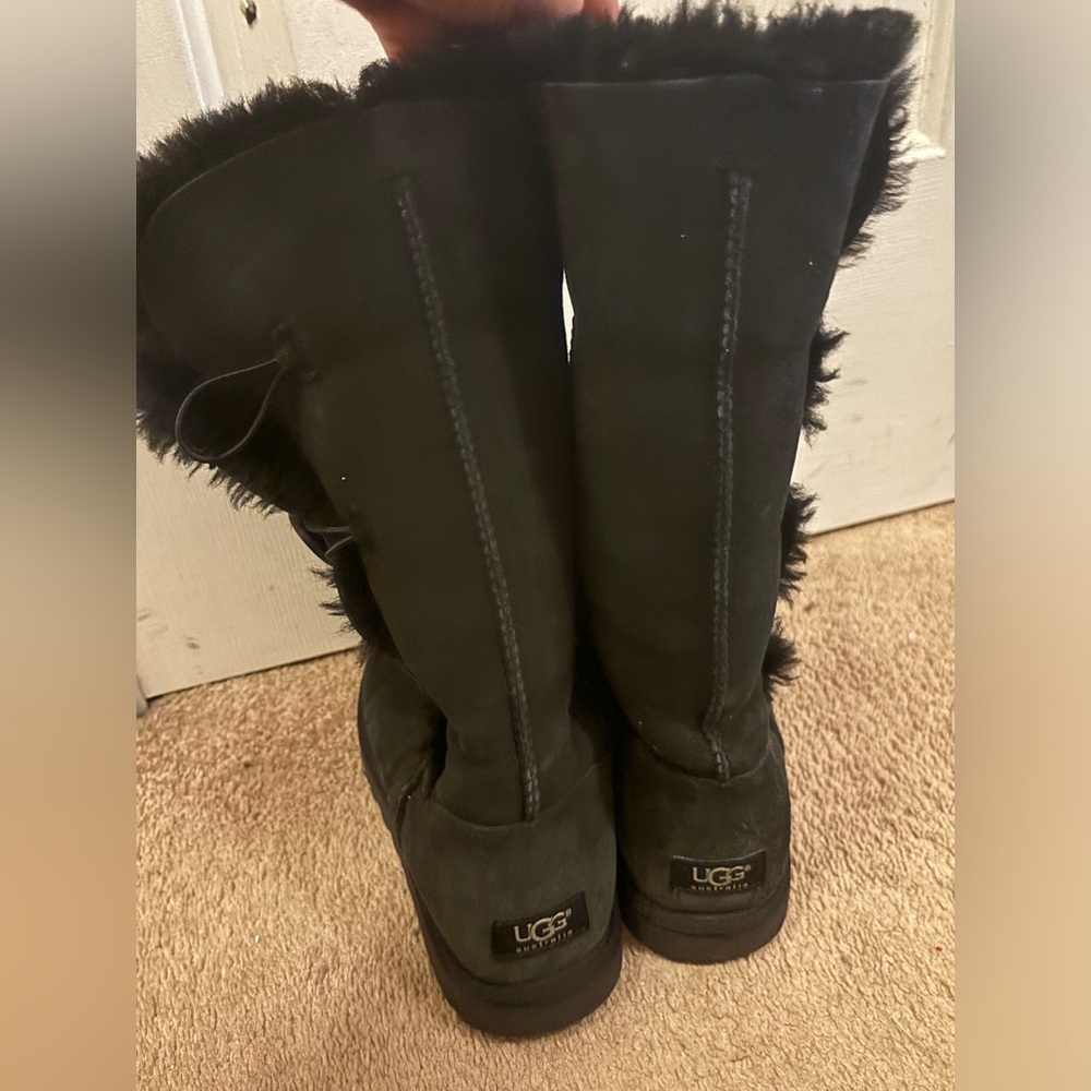 Black Bailey Button Uggs - image 2